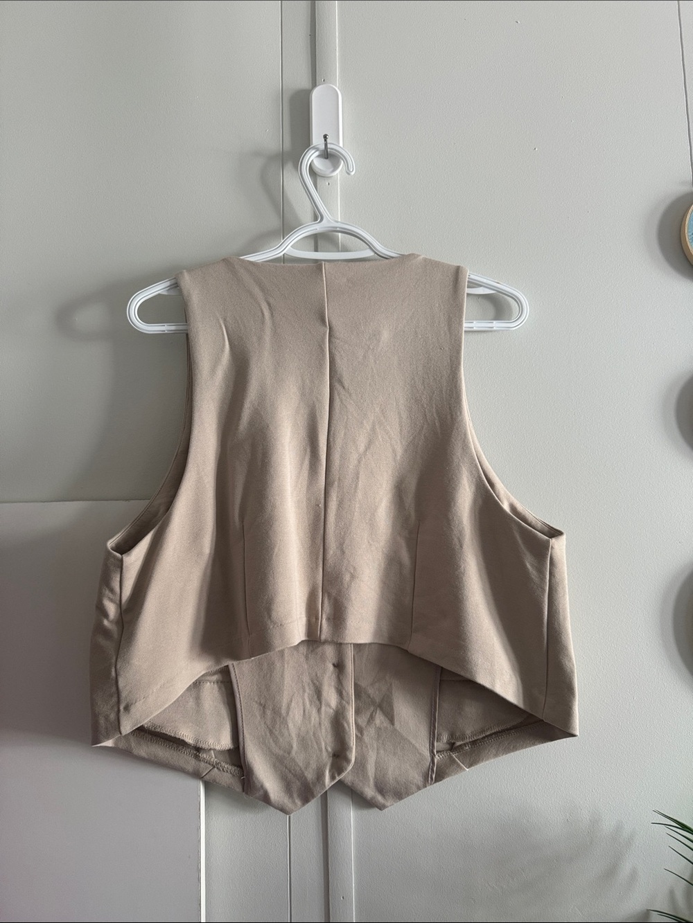 YEST Cropped V-Neck Button Vest US 10 - Picture 5 of 6
